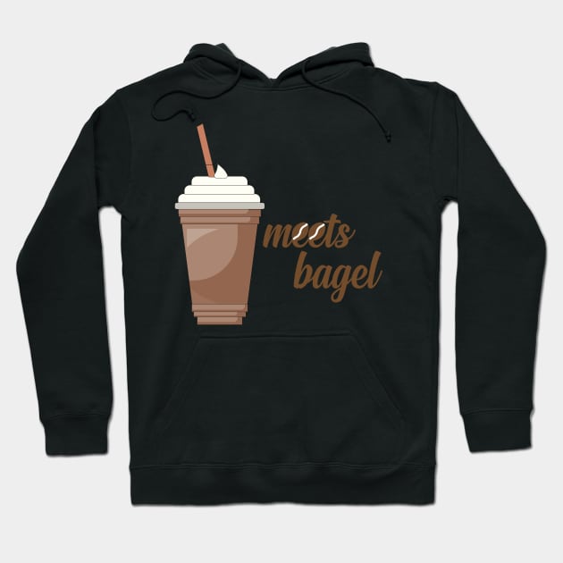 coffee meets bagel Hoodie by IRIS